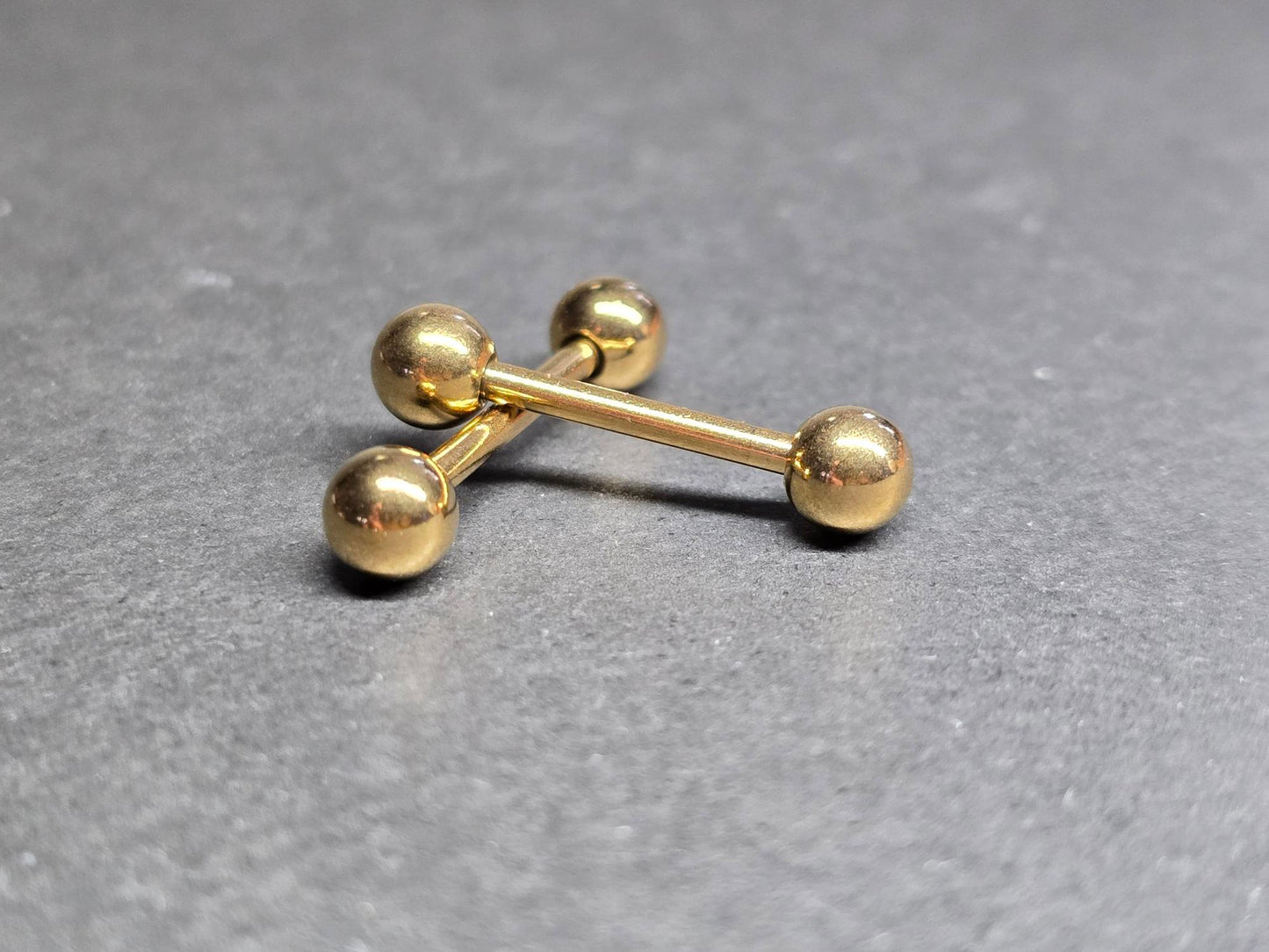 Implant grade titanium barbells, nipples, tongues, industrial, scaffold, UK seller