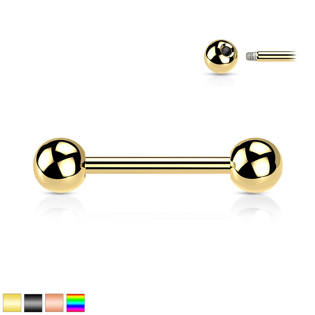 Implant grade titanium barbells, nipples, tongues, industrial, scaffold, UK seller