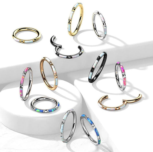 1.2mm-titanium-hinged-ring-opal-gem-helix-lobe-earring-silver-gold-black-cz-paved-gems-rose