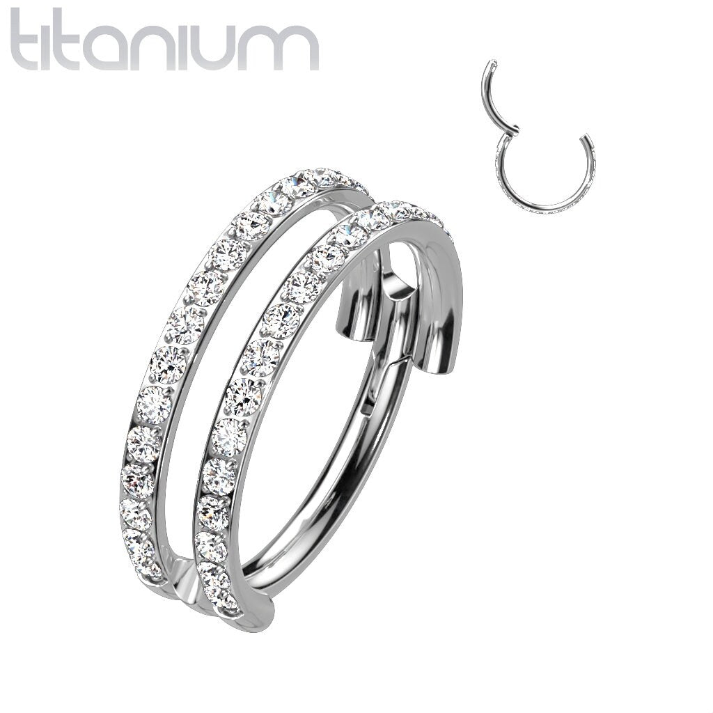 1.2mm-titanium-silver-double-hinge-ring-cz-gem-crystal-helix-earring