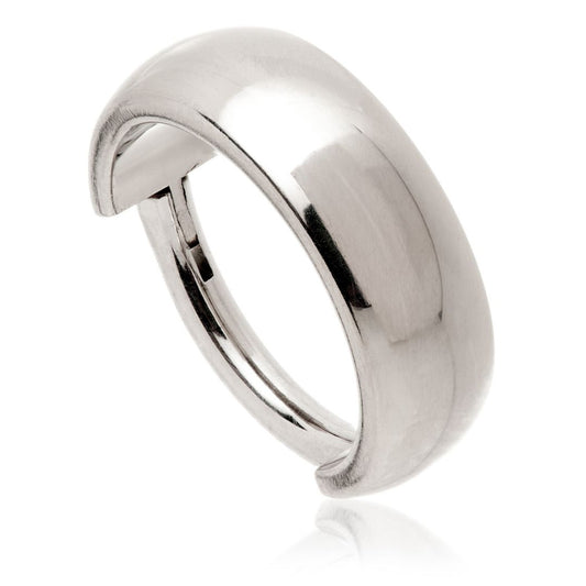 TITANIUM band ring, 3mm wide, UK seller, Worldwide shipping, body piercing,lobe,helix,cuff, 1.2mm