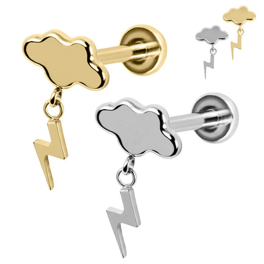 1.2mm-titanium-labret-dangling-lightning-cloud-gold-silver-bar